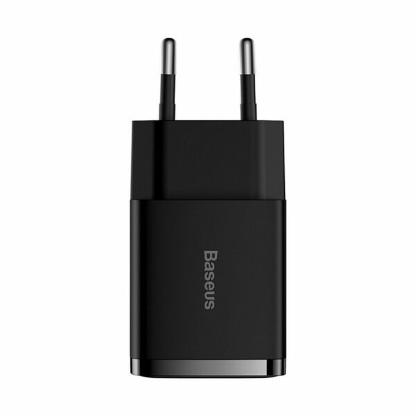 BASEUS wall charger 2 x USB A 2,1A 10,5W CCXJ010201 black