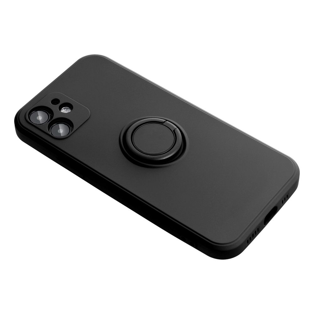 SILICONE RING case for SAMSUNG A56 5G black