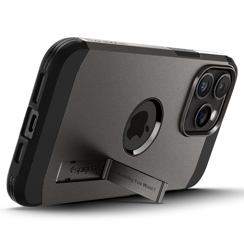 SPIGEN case TOUGH ARMOR MAG compatible with MagSafe for IPHONE 15 Pro gunmetal