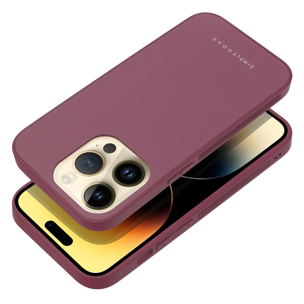 ROAR case MATTE GLASS for IPHONE 14 claret