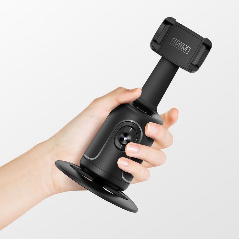 Inteligent selfie with face recognition tracking and gesture recognition P1 black