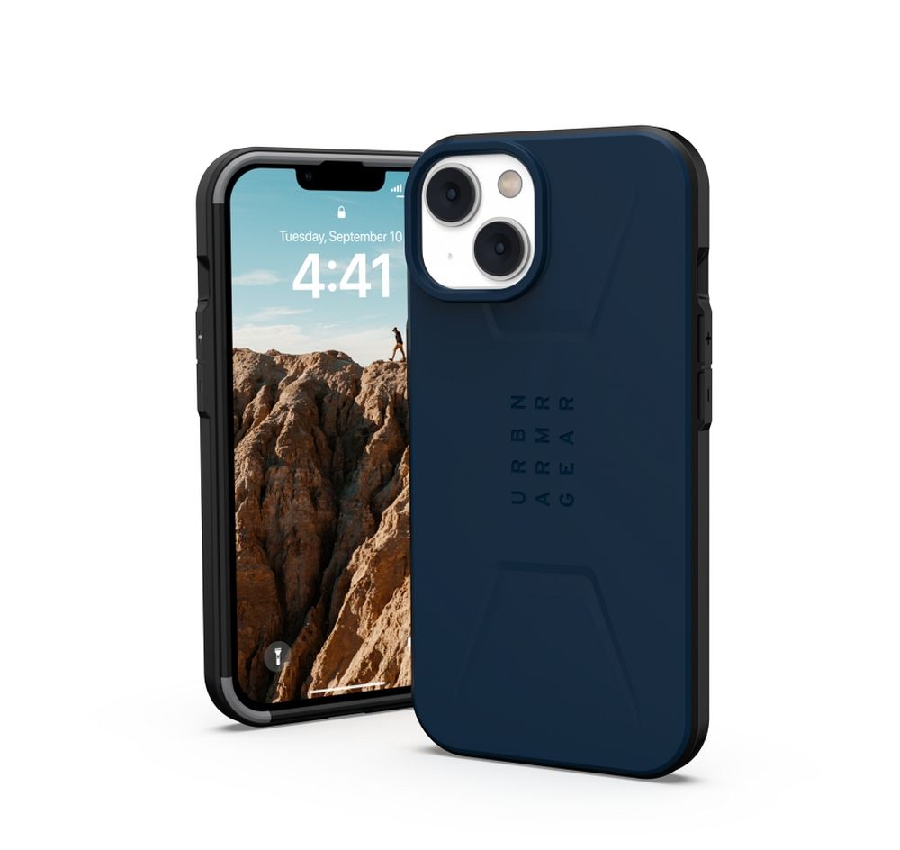 UAG Urban Armor Gear case CIVILIAN compatible with MagSafe for IPHONE 14 Plus navy