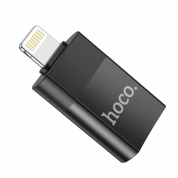 HOCO adaptor OTG from USB A (female) to Lightning 8-pin UA17 black