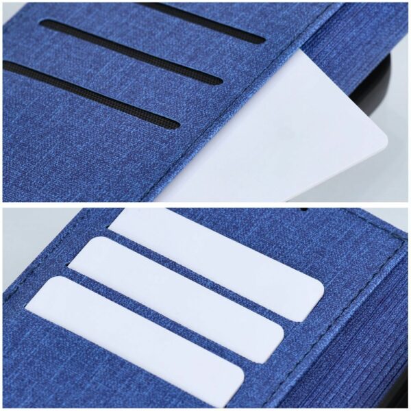 GOMMA Book for Xiaomi Redmi Note 14 4G (GLOBAL - 164,84mm x 78,15mm x 8,16mm) blue