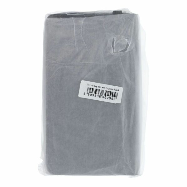 Stylish bag for mobile phone black