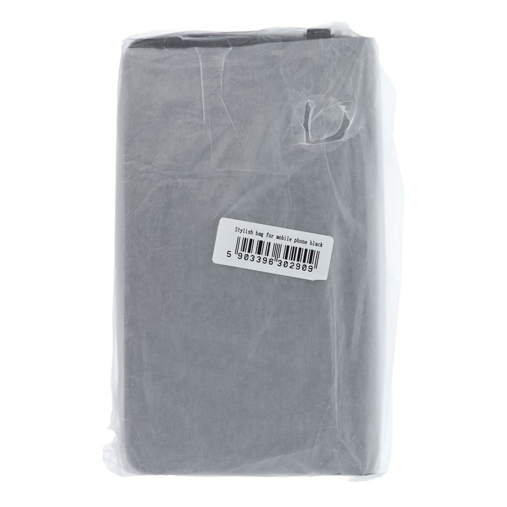Stylish bag for mobile phone black