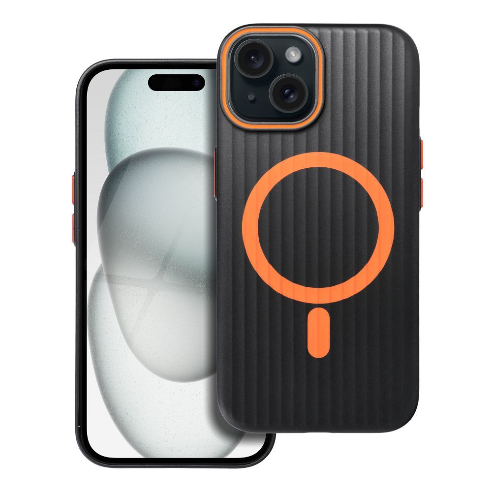 Case SIMPLY compatible with MagSafe for IPHONE 15 titanium black