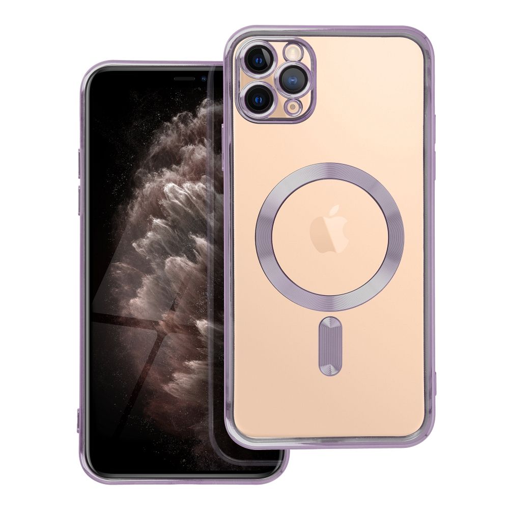 ELECTRO MAG COVER case compatible with MagSafe for IPHONE 11 Pro Max deep purple