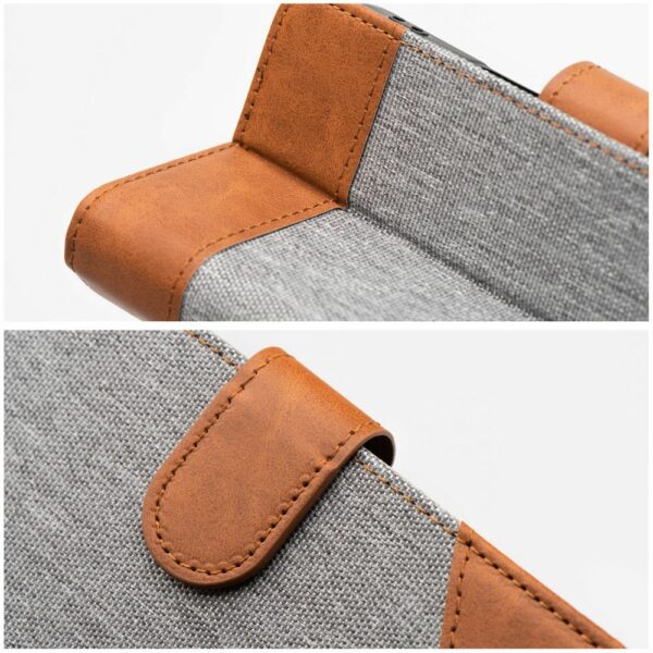 JEANS Book for Xiaomi Redmi Note 14 4G (GLOBAL - 163,25mm x 76,55mm x 8,16mm) gray