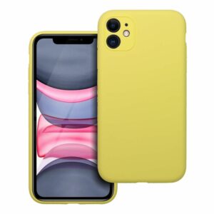 Case SILICONE 2mm for IPHONE 11 lemon