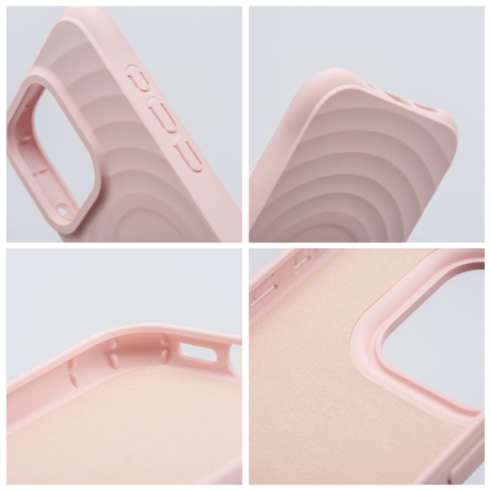 Silicone Zephyr Mag Cover compatible with MagSafe do IPHONE 16 pink