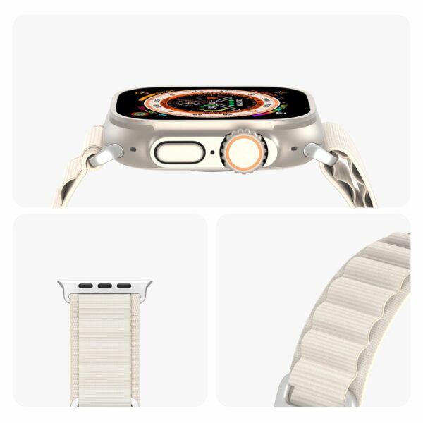 DUX DUCIS strap GS nylon for Apple Watch 38 / 40 / 41 mm platinium