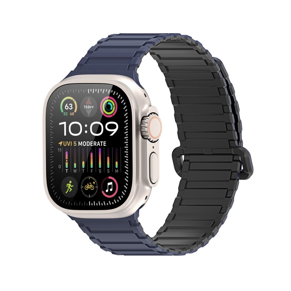 DUX DUCIS strap KJ nylon for Apple Watch 42 / 44 / 45 / 49 mm black/blue