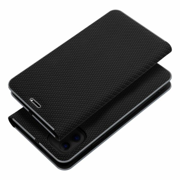 LUNA Book Carbon for IPHONE 15 Plus black