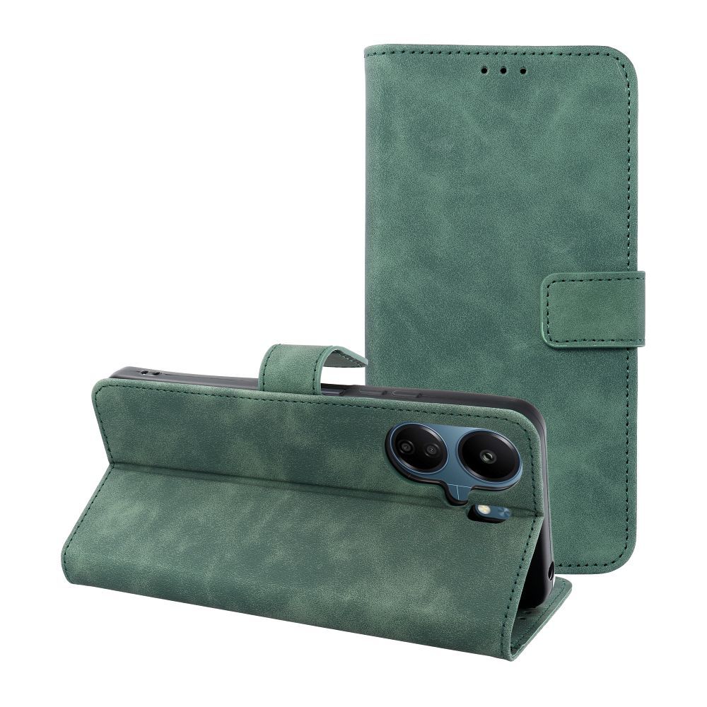 89e252de47c526dcaef573c2e9319442 TENDER Book Case for XIAOMI Redmi 13C / POCO C65 green