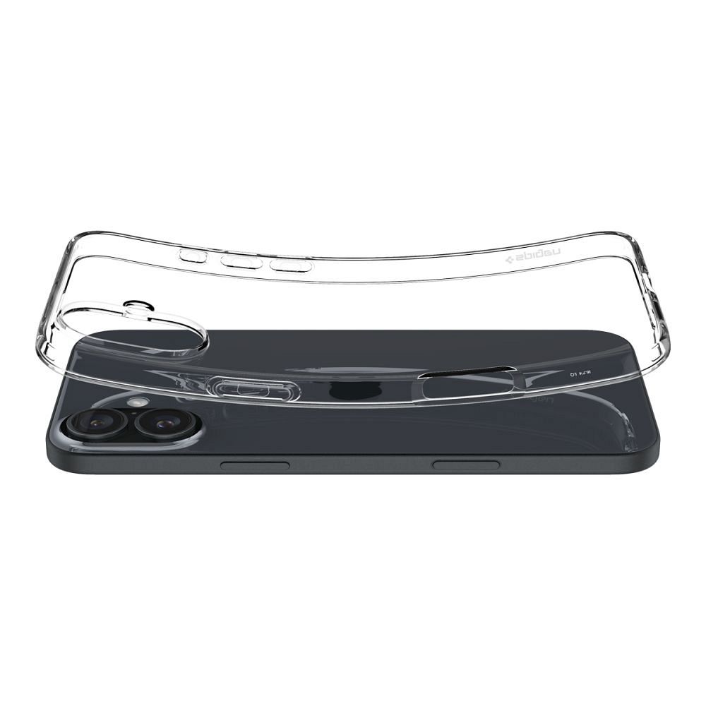 SPIGEN case LIQUID CRYSTAL for IPHONE 16 crystal clear