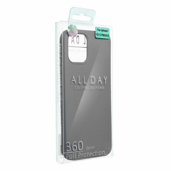 ROAR case COLORFUL JELLY for IPHONE 12 / 12 Pro grey