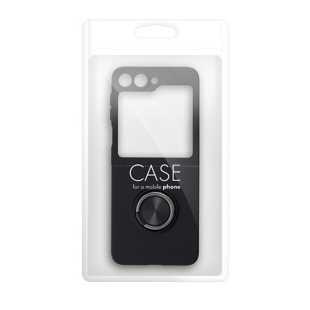 SILICONE RING Case for SAMSUNG Z Z Flip 6 black