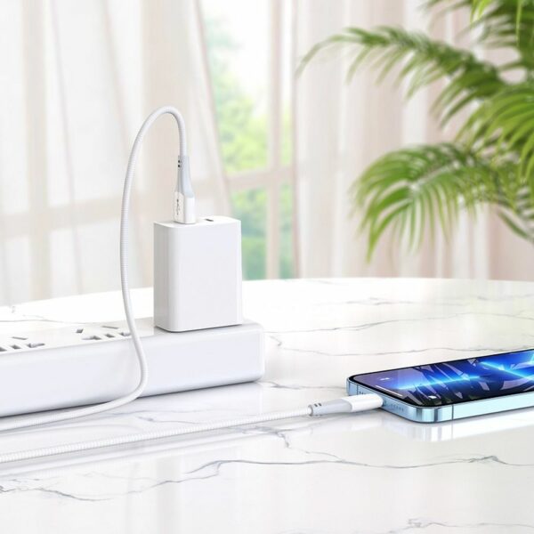 HOCO cable USB A to Lightning 2,4A X70 1 m white