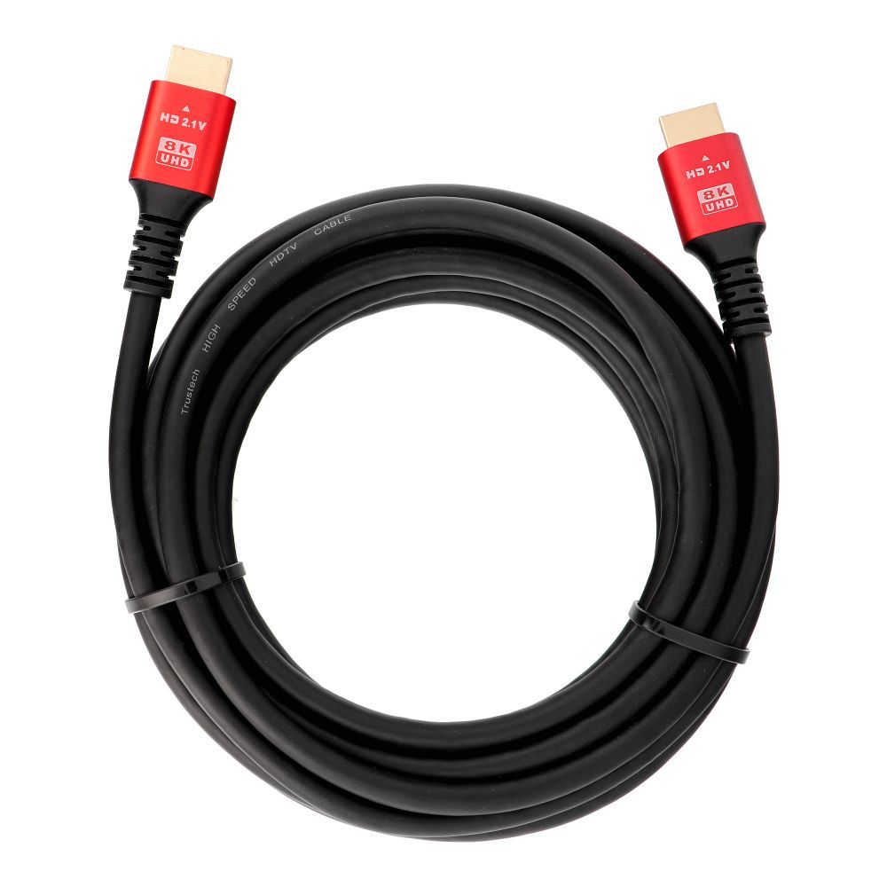 8bb884cd83f5bccf962f0df8bee9291c Cable HDMI 2.1 Cable 8K 60Hz / 4K 120Hz – Ultra High Speed, HDR, eARC, VRR, 48Gbps 5 m black