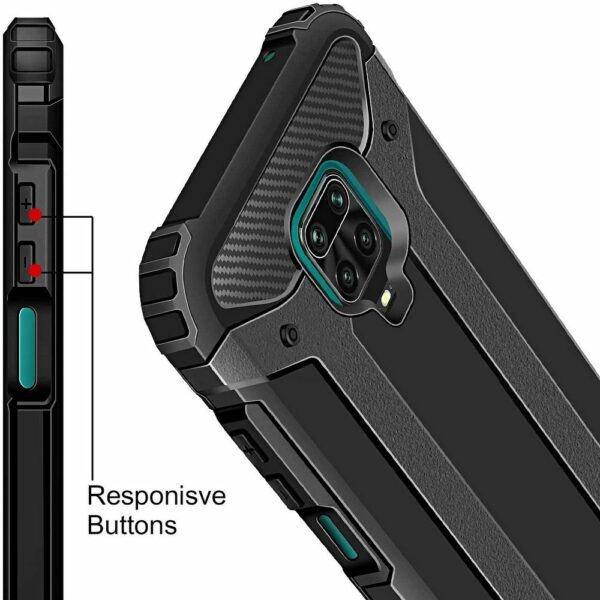 ARMOR case for XIAOMI Redmi Note 9S / 9 Pro black