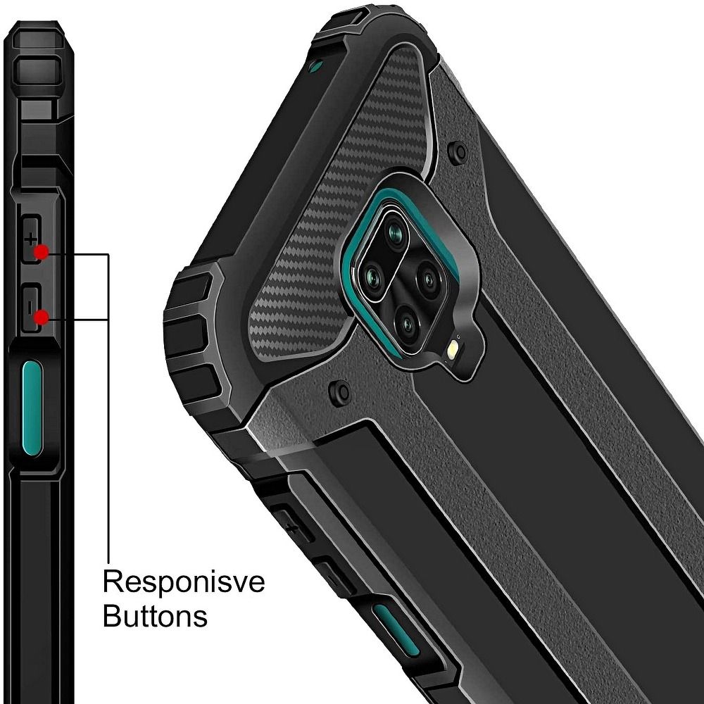 ARMOR case for XIAOMI Redmi Note 9S / 9 Pro black