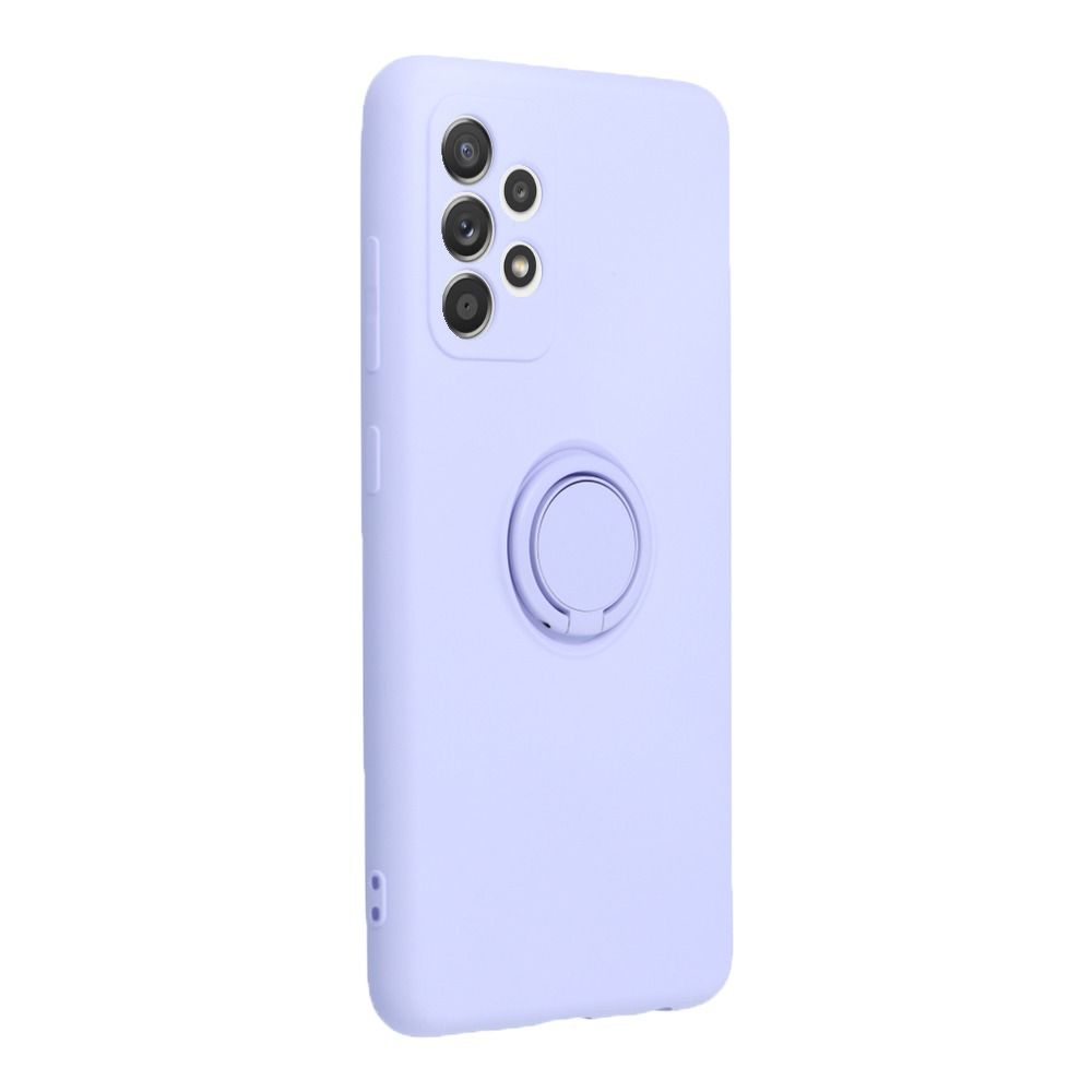 SILICONE RING case for SAMSUNG A52 5G / A52 LTE ( 4G ) / A52S violet