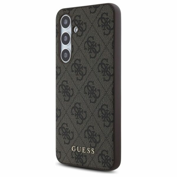 GUESS case for SAMSUNG S24 FE GUHCS24FEG4GFBR (HC PU 4G Metal Logo) brown
