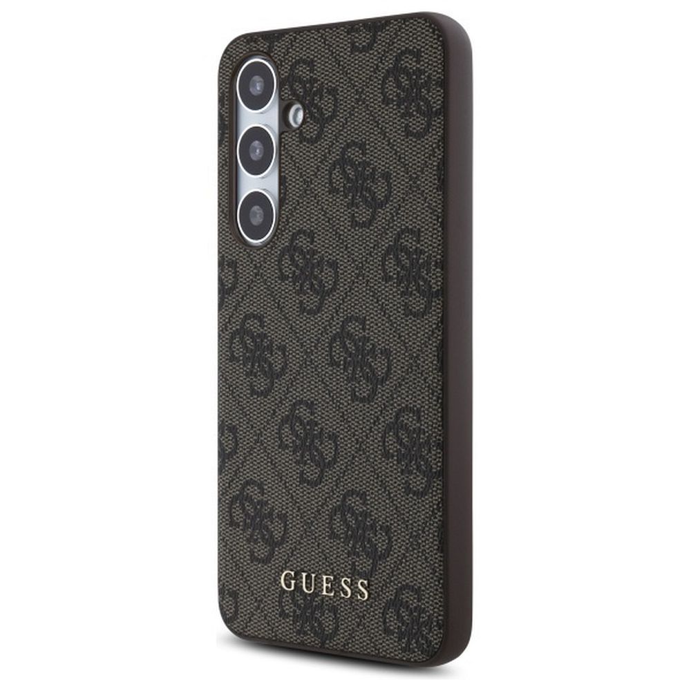 GUESS case for SAMSUNG S24 FE GUHCS24FEG4GFBR (HC PU 4G Metal Logo) brown