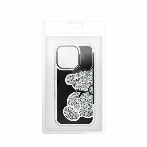 TEDDY BEAR Case for IPHONE 15 silver