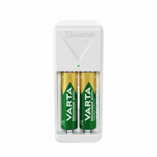 VARTA MINI CHARGER 57656 + 2 x rechargeable battery R6 (AA) 2100mAh