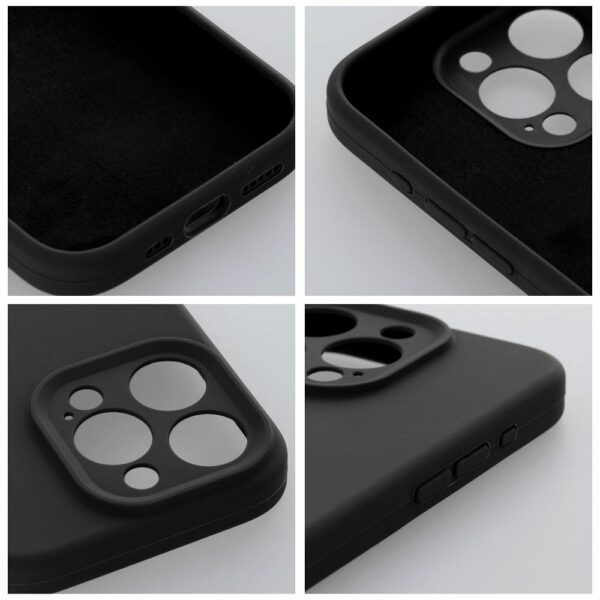Case SILICONE 2mm for IPHONE 13 black
