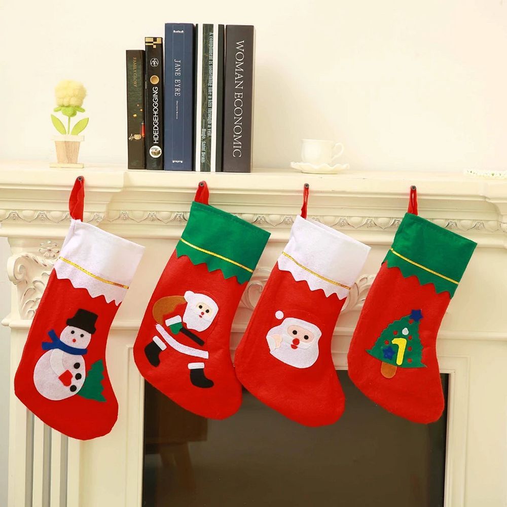 12 x CHRISTMAS SOCKs SANTA'S SHOES GIFTS