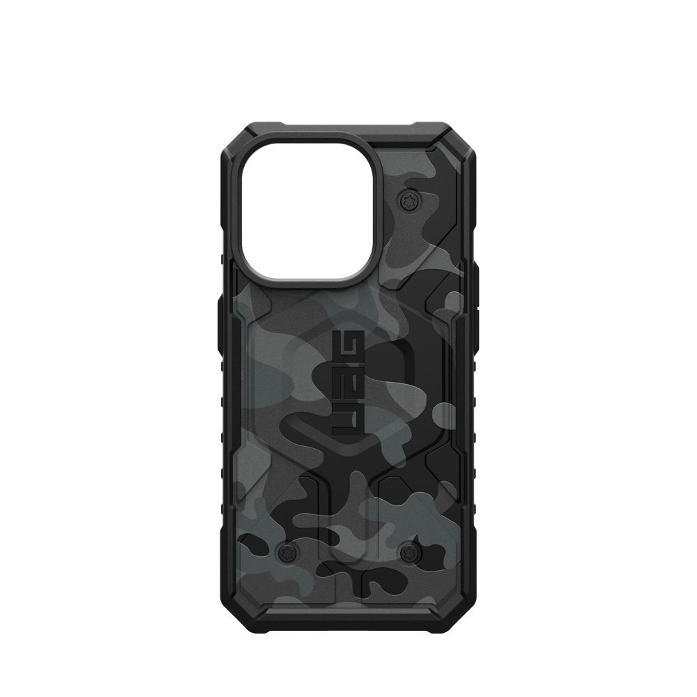 UAG Urban Armor Gear case PATHFINDER compatible with Magsafe for IPHONE 15 Pro midnight camo