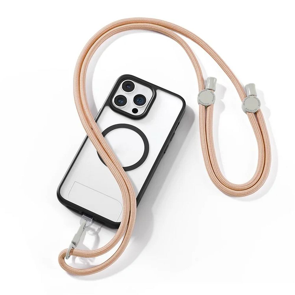 DUX DUCIS Plaz - cross-body phone strap - amber