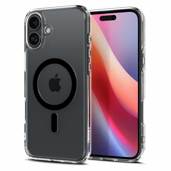 SPIGEN case ULTRA HYBRID MAG compatible with MagSafe for IPHONE 16 Plus black