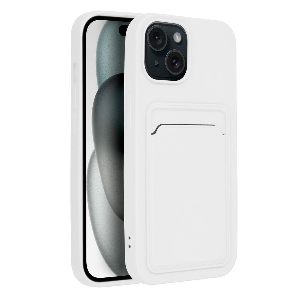 CARD case for IPHONE 15 white