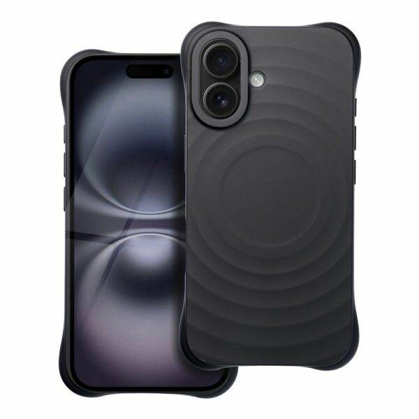 Silicone Zephyr Mag Cover compatible with MagSafe do IPHONE 16 black