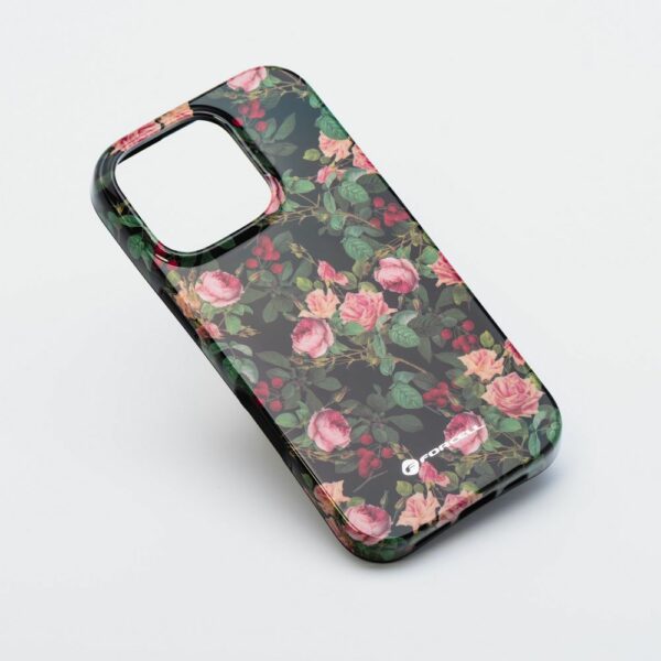 FORCELL F-PROTECT Mirage, Military Drop-Tested case compatible with MagSafe for IPHONE 15 PRO MAX rose drama