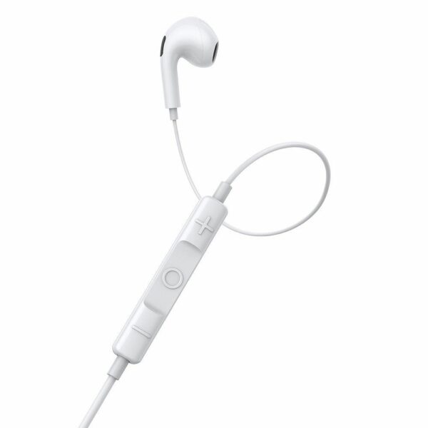 BASEUS wire earphones Type C with microphone ENCOK C17 NGCR010002 white