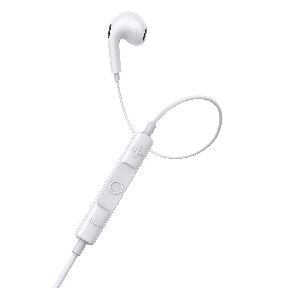 BASEUS wire earphones Type C with microphone ENCOK C17 NGCR010002 white