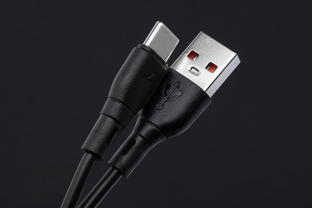 BLUE STAR ECO cable 3A USB A to Type C PJ68-25-3 1m black