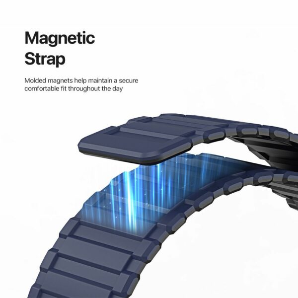 DUX DUCIS strap KJ nylon for Apple Watch 42 / 44 / 45 / 49 mm black/blue