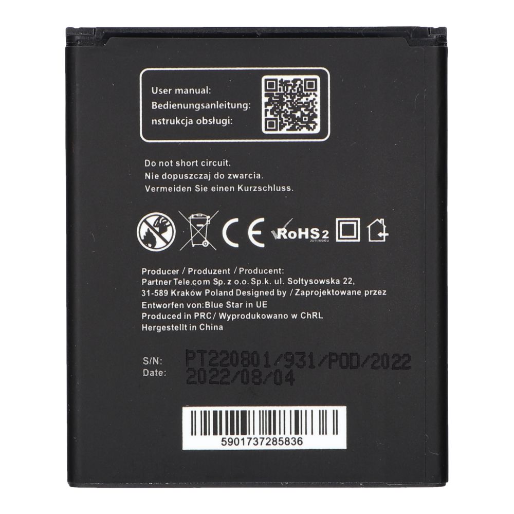 8dd0cf536191165ce998496562c27544 BLUE STAR battery for SAMSUNG I8160 Galaxy Ace 2 / S7562 Duos / S7560 Galaxy Trend / S7580 Trend Plus 1350 mAh
