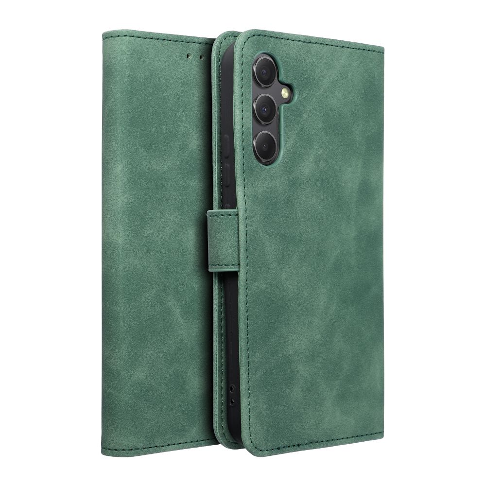 8e148301a9b30015bfb7e19f8b49fe45 TENDER Book Case for SAMSUNG A34 5G green