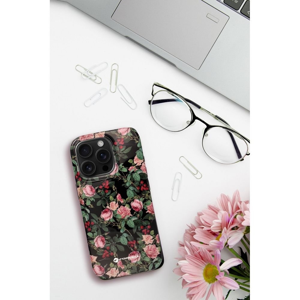 FORCELL F-PROTECT Mirage, Military Drop-Tested case compatible with MagSafe for IPHONE 16 PLUS rose drama
