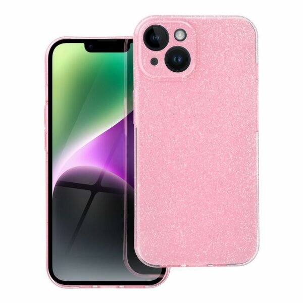 CLEAR CASE 2 mm BLINK for IPHONE 16e (SE 4 2025) pink