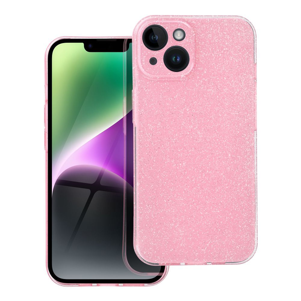 CLEAR CASE 2 mm BLINK for IPHONE 16e (SE 4 2025) pink