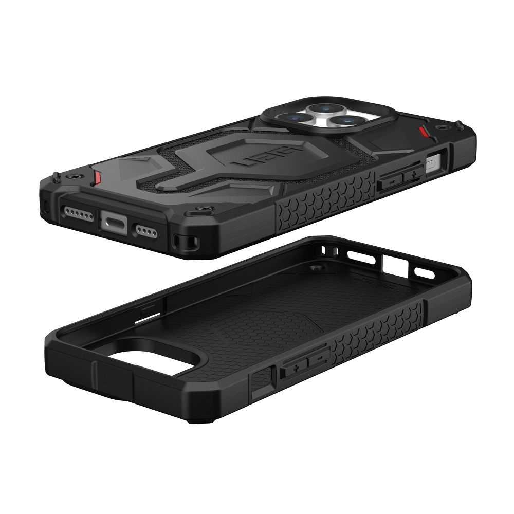 UAG Urban Armor Gear case MONARCH PRO compatible with MagSafe for IPHONE 15 Pro Max kevlar black