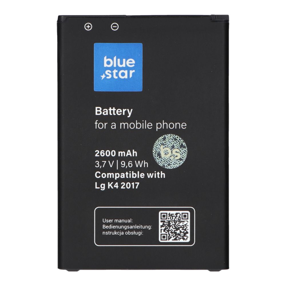 8efdab062a64ab72493a48208e7ecf9e BLUE STAR PREMIUM battery for LG K4 2017 / K8 2017 2600 mAh